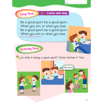 I-Leap K2 Character Education Book B
