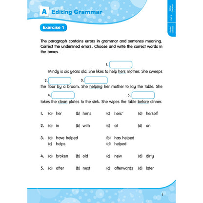 Excel In English - Master Editing Workbook 1