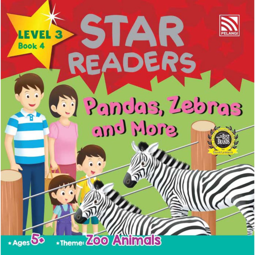 Star Readers L.3 - Pandas, Zebras And More