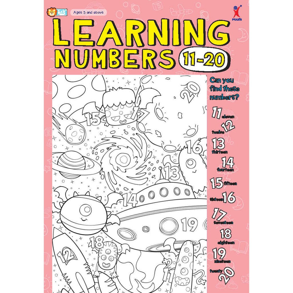 Learning Numbers Book 11-20