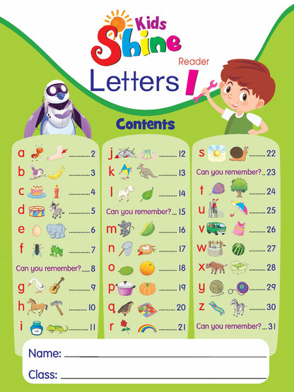 Kids Shine - Letters Activity Book 1