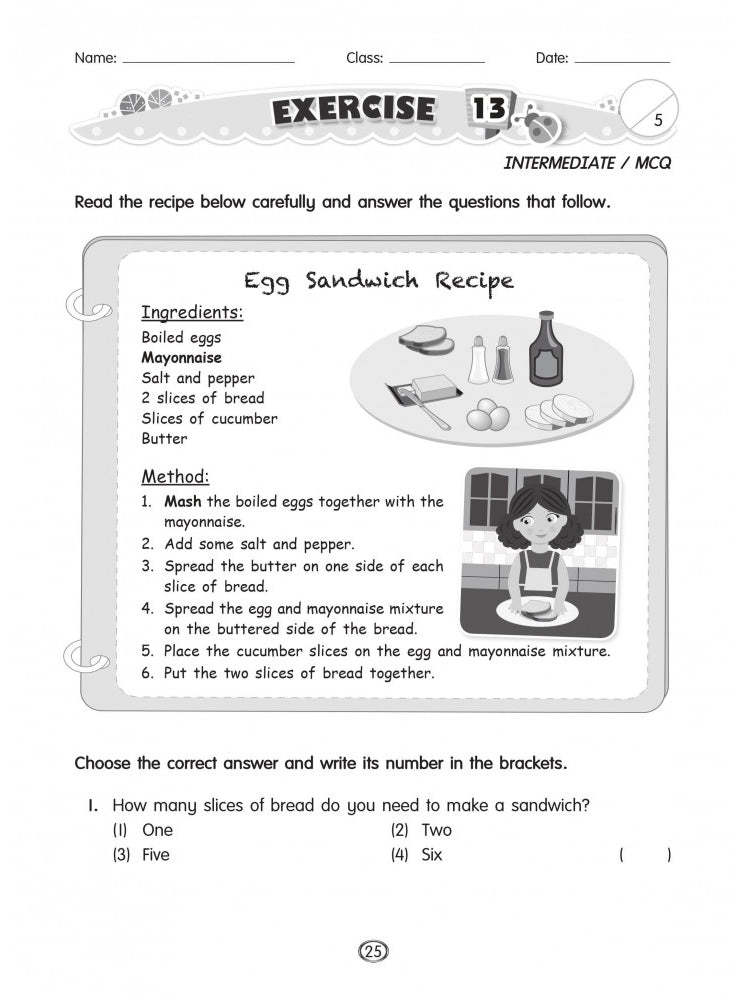 English Comprehension Workbook For Primary 5