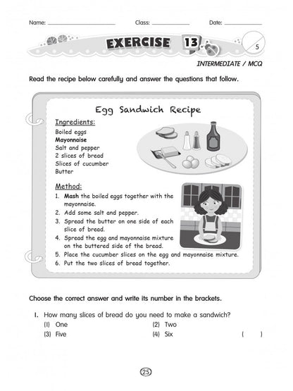 English Comprehension Workbook For Primary 5