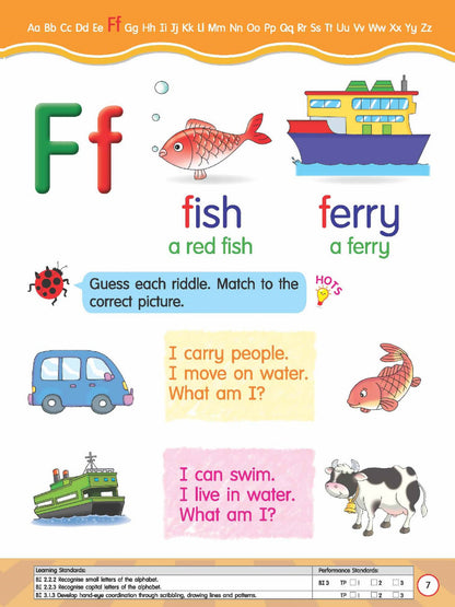 Kids Shine - Letters Activity Book 1