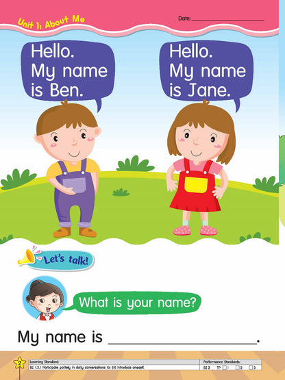 Kids Shine - English Activity Book 1