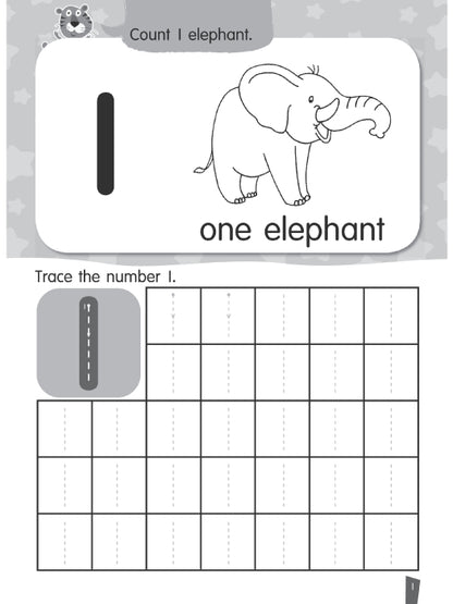 Writing Funland 1 To 10 Fun With Tex Tiger
