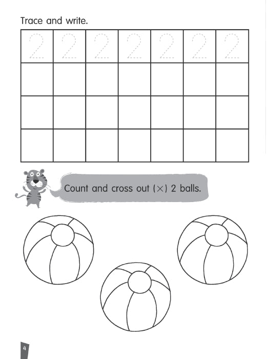 Writing Funland 1 To 10 Fun With Tex Tiger