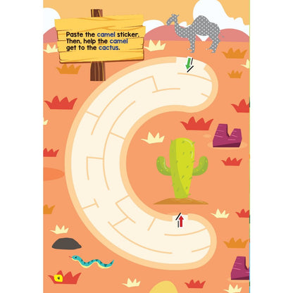 Maze Book - My Dinosaurs & Other Prehistoric Animals Maze Book With Stickers