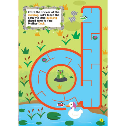 Maze Book - My Dinosaurs & Other Prehistoric Animals Maze Book With Stickers