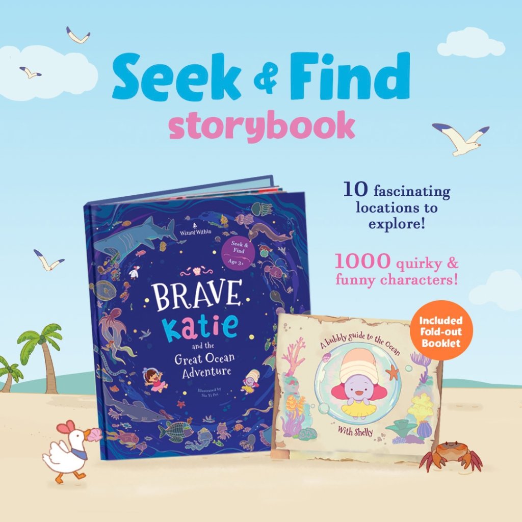 Penerbitan Pelangi Indonesia - Brave Katie and the Great Ocean Adventure | Buku Anak Petualangan | Picture Book Anak | Wizard Within