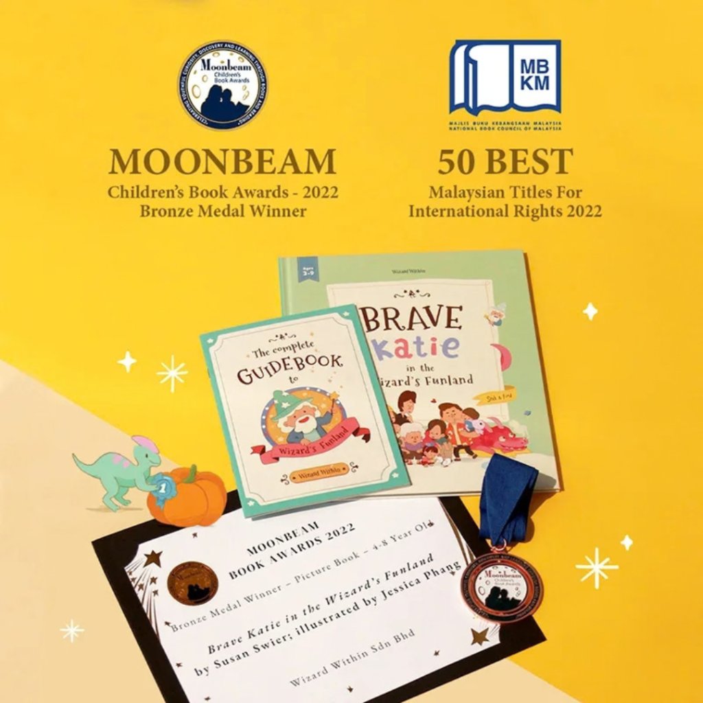 Penerbitan Pelangi Indonesia - Brave Katie in the Wizard’s Funland | Buku Anak Petualangan | Picture Book Anak | Wizard Within