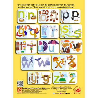 DIY Alphabet | Mainan Edukasi Anak | Belajar Huruf A-Z dengan Cara Seru