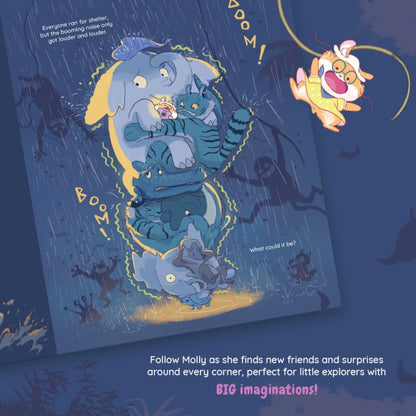 Penerbitan Pelangi Indonesia - Molly Cheeks' Wild Rainforest Surprise | Buku Anak Petualangan | Picture Book Anak | Wizard Within