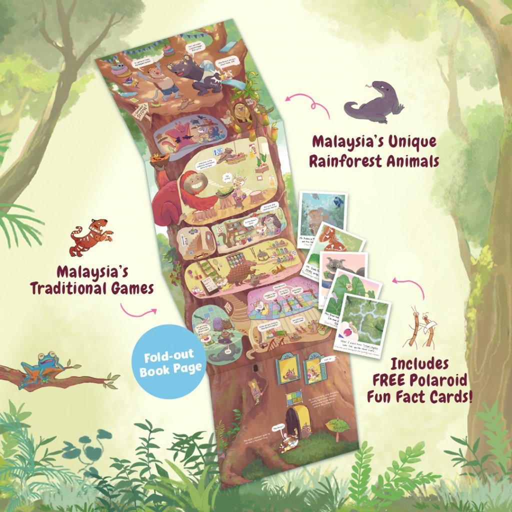 Penerbitan Pelangi Indonesia - Molly Cheeks' Wild Rainforest Surprise | Buku Anak Petualangan | Picture Book Anak | Wizard Within
