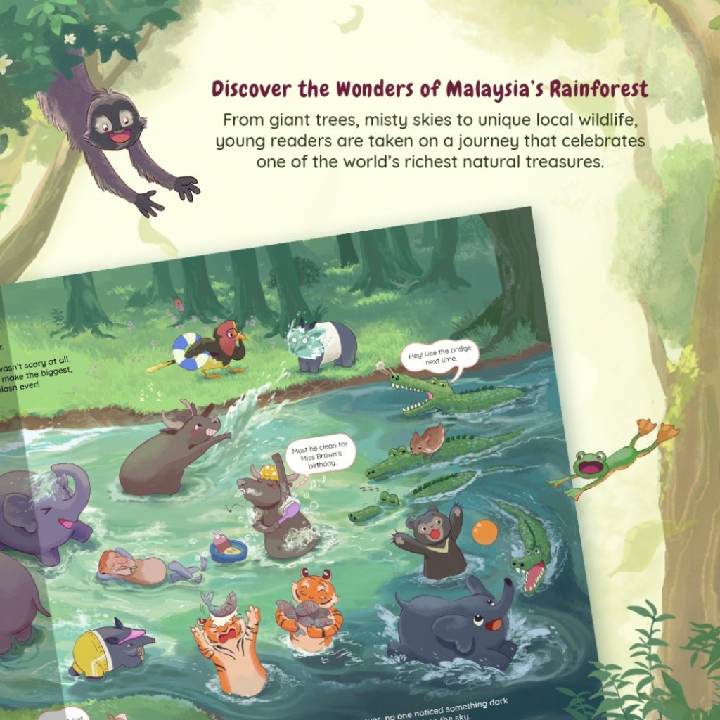 Penerbitan Pelangi Indonesia - Molly Cheeks' Wild Rainforest Surprise | Buku Anak Petualangan | Picture Book Anak | Wizard Within