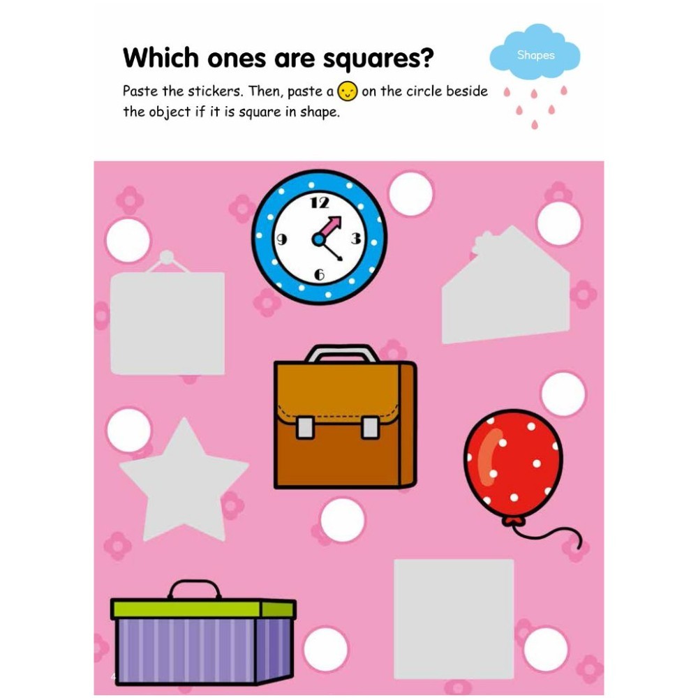 My First Maths Sticker Activity Book 1 (Level 1 Ages 2.3.4)