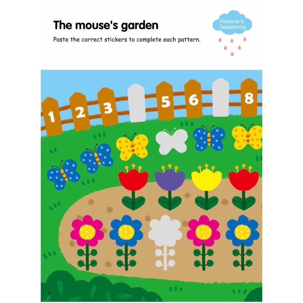 My First Maths Sticker Activity Book 3 (Level 2 Ages 3.4.5)