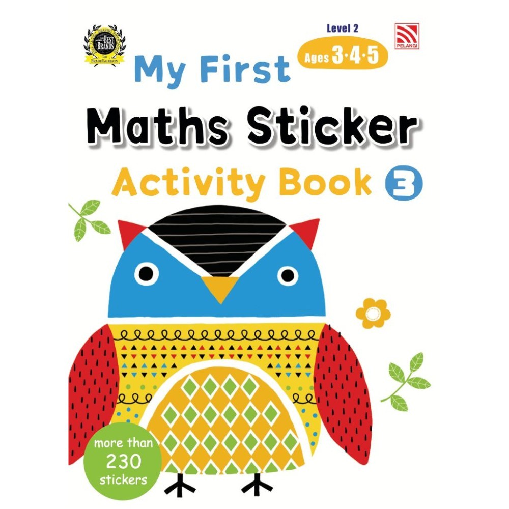 My First Maths Sticker Activity Book 3 (Level 2 Ages 3.4.5)
