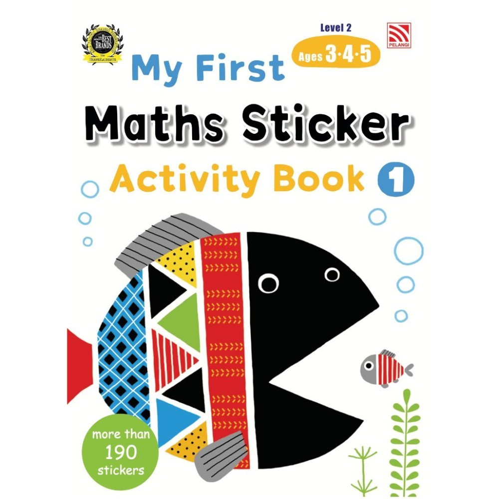 My First Maths Sticker Activity Book 3 (Level 2 Ages 3.4.5)
