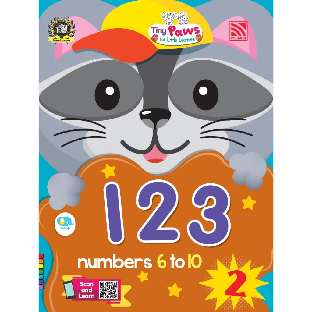 Tiny Paws For Little Learners - 123 ( 1 To 5 ) Book 1