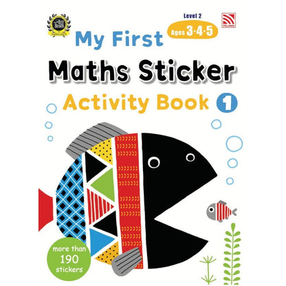 My First Maths Sticker Activity Book 3 (Level 2 Ages 3.4.5)