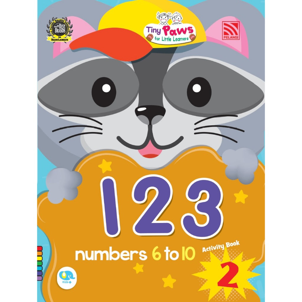 Tiny Paws For Little Learners - 123 ( 1 To 5 ) Book 1