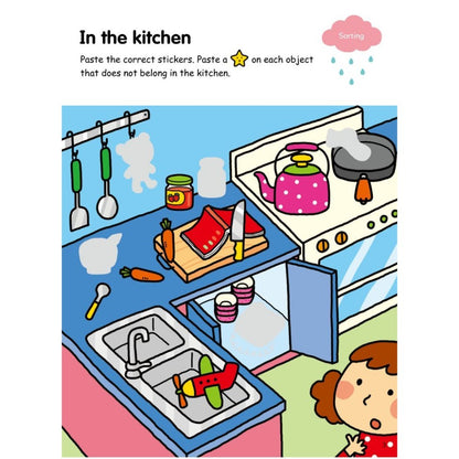 My First Maths Sticker Activity Book 1 (Level 3 Ages 4.5.6)