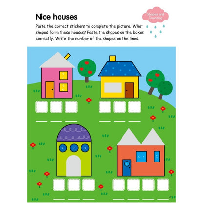 My First Maths Sticker Activity Book 3 (Level 2 Ages 3.4.5)