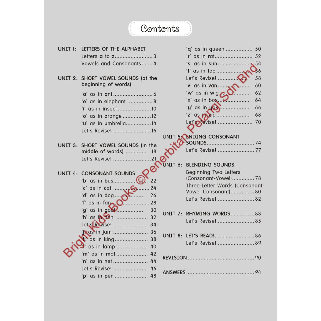 Bright Kids 2022 - K2 Phonics