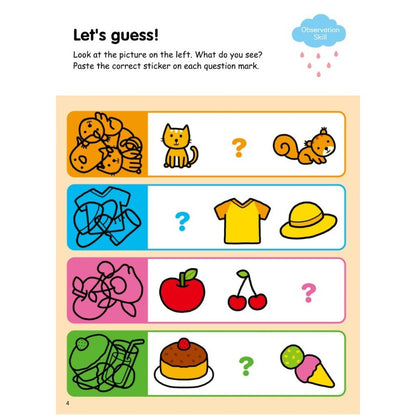 My First Maths Sticker Activity Book 1 (Level 3 Ages 4.5.6)