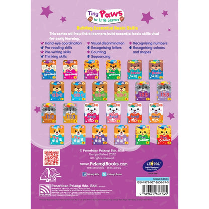 Tiny Paws For Little Learners - Pre-Reading 1