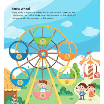 Observation & Memory Sticker - Activity Book 2