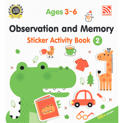 Observation & Memory Sticker - Activity Book 2