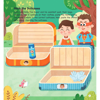 Observation & Memory Sticker - Activity Book 2