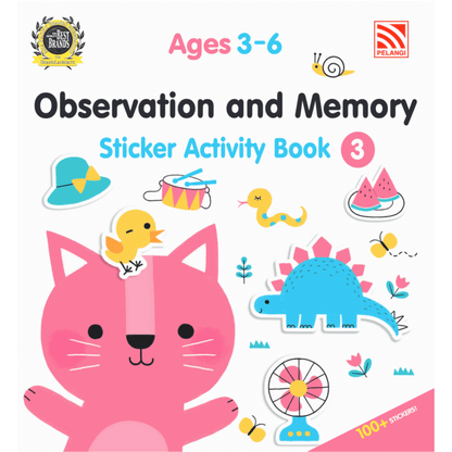 Observation & Memory Sticker - Activity Book 2
