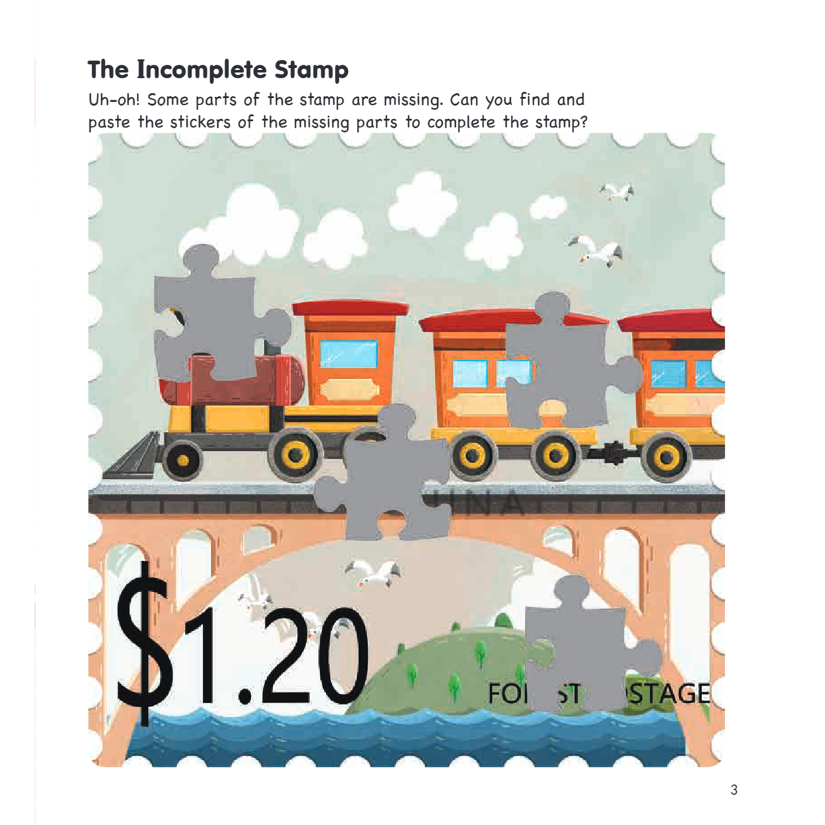 Observation & Memory Sticker - Activity Book 2