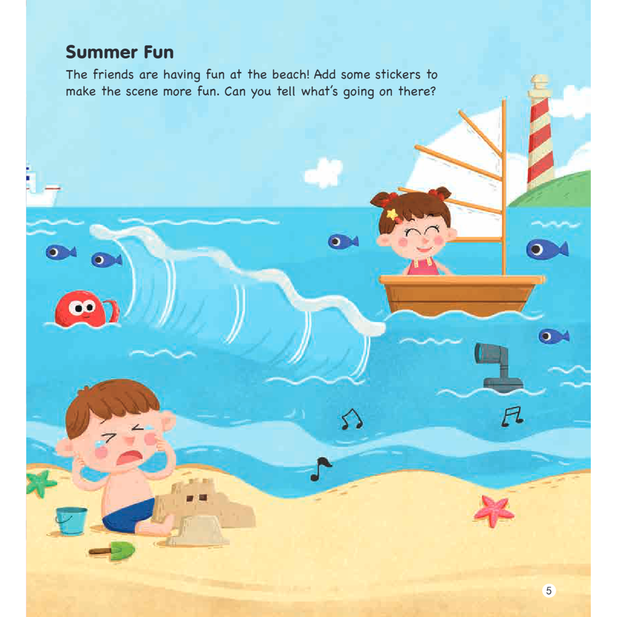 Observation & Memory Sticker - Activity Book 2