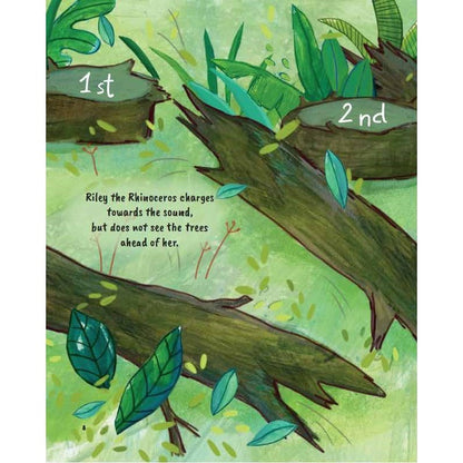 Happy Learning Math Series: Volume 2 : Riley The Rhinoceros Crashes Into The Trees