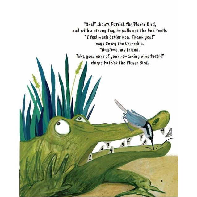 Casey the Crocodile Loses Her Teeth: A Story About Addition and Subtraction