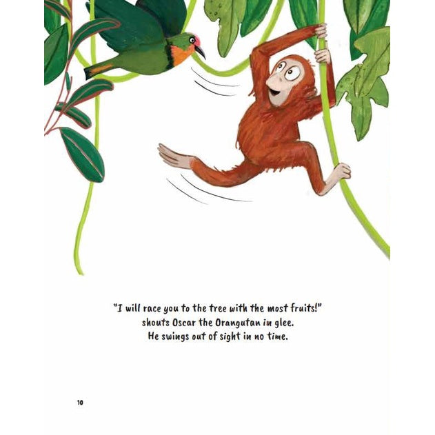 Happy Learning Math Series: Volume 5 : Olive And Oscar The Orangutans Swing On The Trees