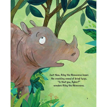 Happy Learning Math Series: Volume 2 : Riley The Rhinoceros Crashes Into The Trees