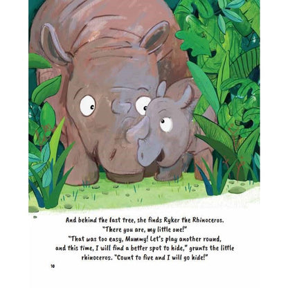 Happy Learning Math Series: Volume 2 : Riley The Rhinoceros Crashes Into The Trees