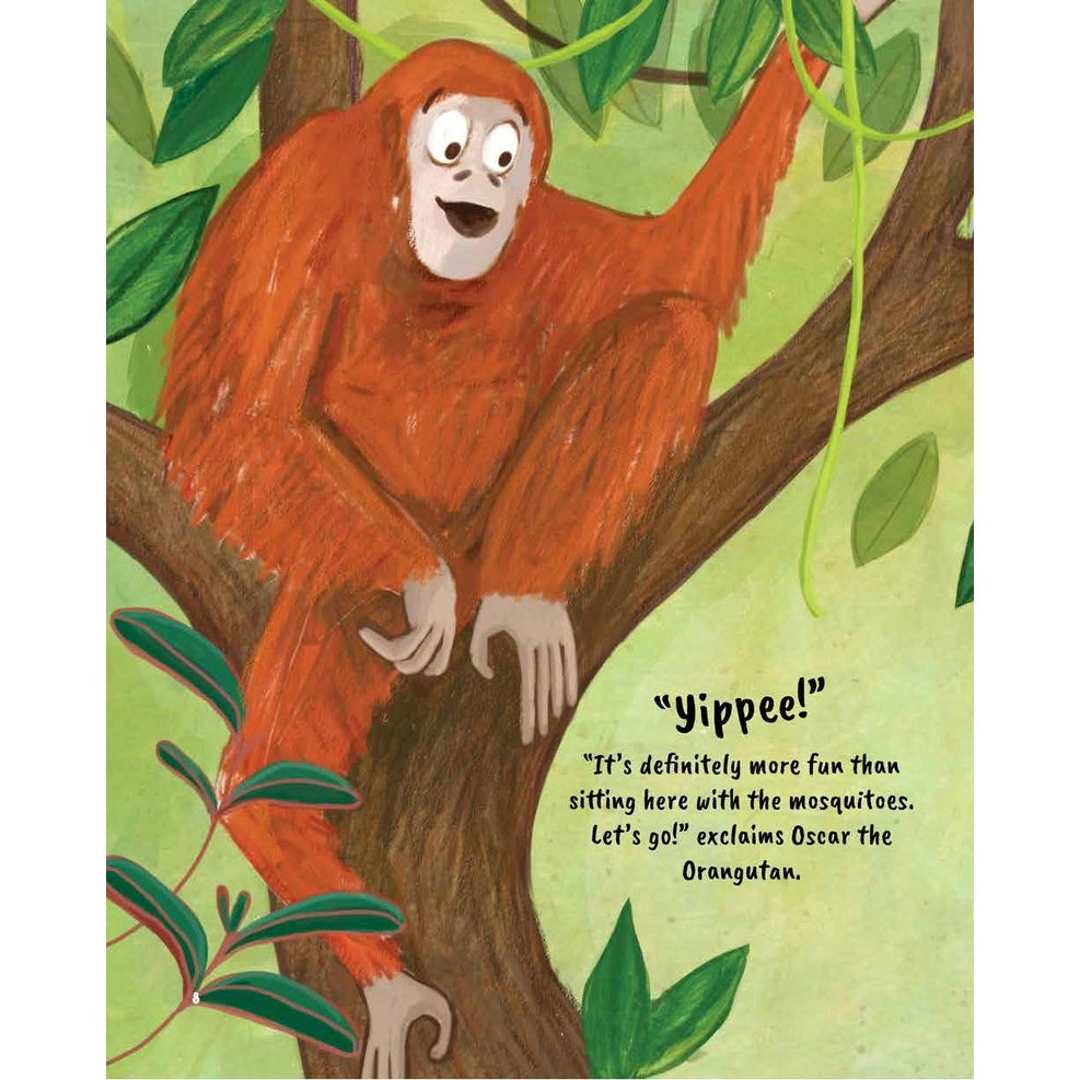 Happy Learning Math Series: Volume 5 : Olive And Oscar The Orangutans Swing On The Trees
