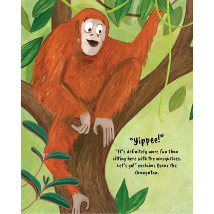 Happy Learning Math Series: Volume 5 : Olive And Oscar The Orangutans Swing On The Trees