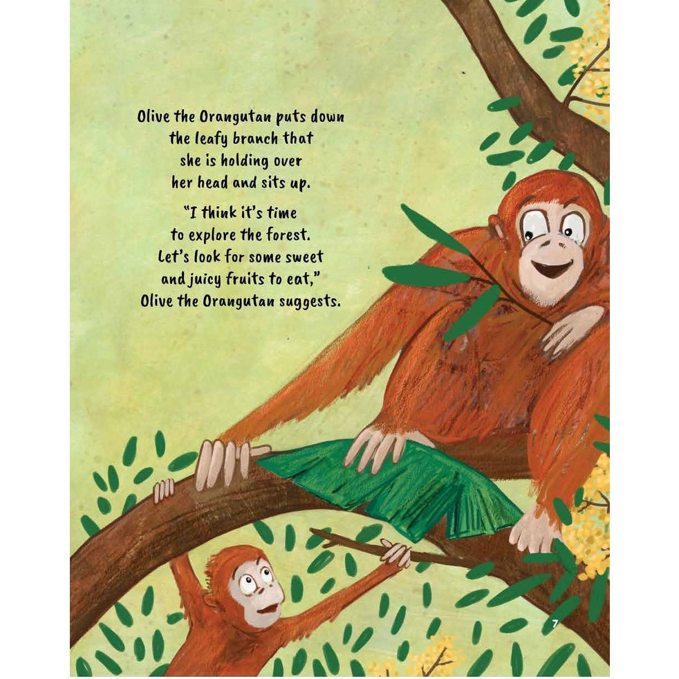 Happy Learning Math Series: Volume 5 : Olive And Oscar The Orangutans Swing On The Trees