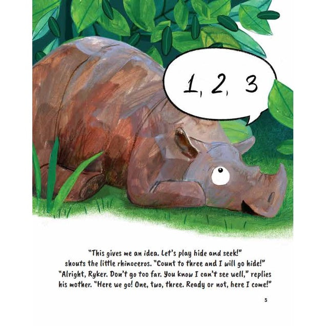 Happy Learning Math Series: Volume 2 : Riley The Rhinoceros Crashes Into The Trees