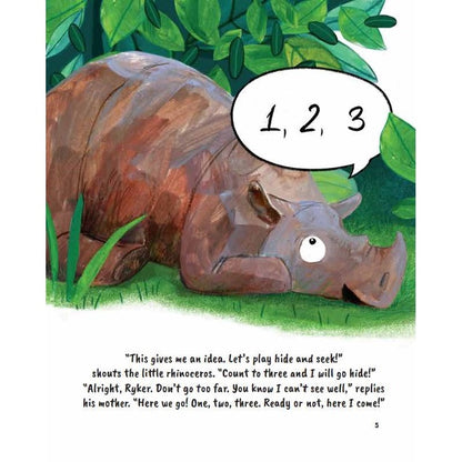 Happy Learning Math Series: Volume 2 : Riley The Rhinoceros Crashes Into The Trees