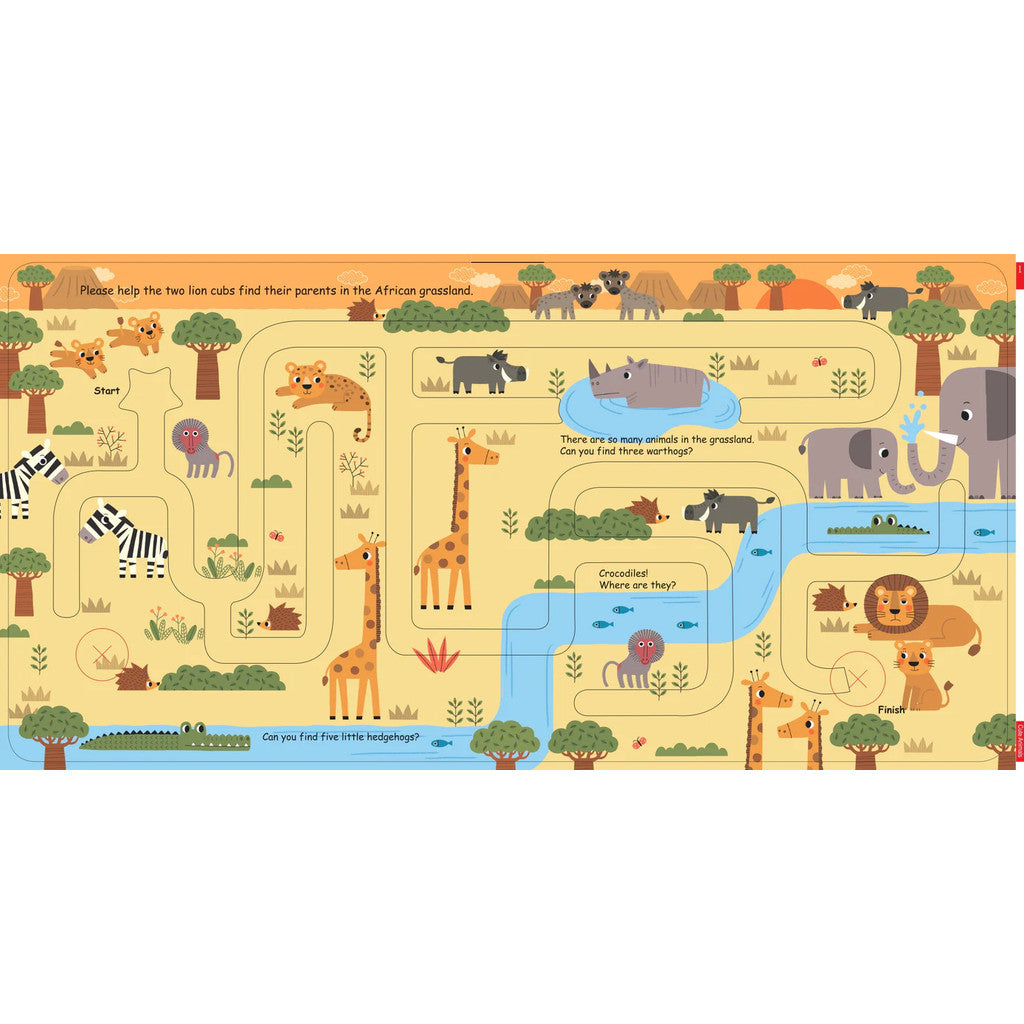 Funny Finger Mazes - Cute Animals