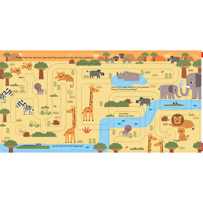 Funny Finger Mazes - Cute Animals