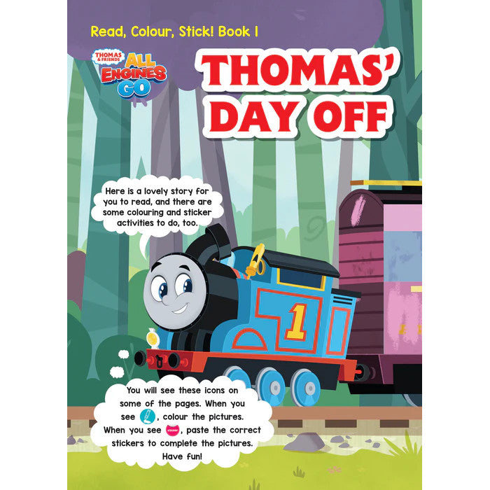 Thomas & Friends - Read, Colour, Stick! 1